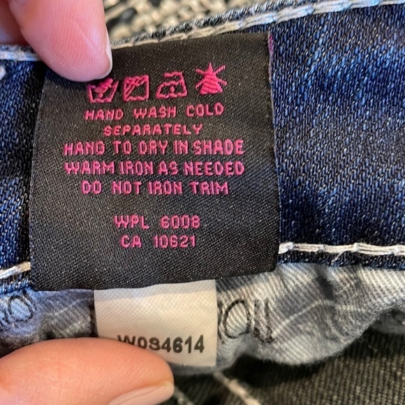 Rock & Roll Cowgirl Denim Rival Low Rise Skinny Jeans 28x32 - Picture 10 of 12